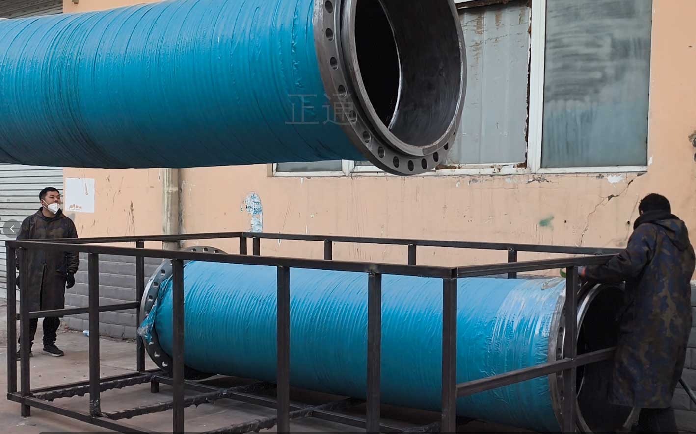 客戶為什么選我們定制大口徑輸泥漿橡膠管？